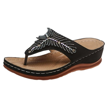 Huashengg Women Sandals Fashion New Pattern Water Diamond Decoration Open Toe Breathable Wedge Comfortable Casual Beach Slippers Sandal Wedges Shoes for Women
Huashengg Women Sandals Fashion New Pattern Water Diamond Decoration Open Toe Breathable Wedge Comfortable Casual Beach Slippers Sandal Wedges Shoes for Women