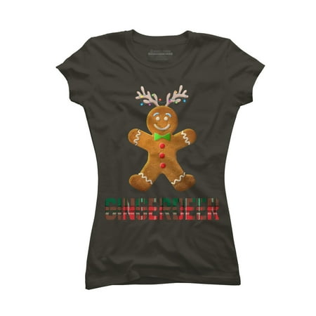 Gingerbread Reindeer Matching Family Group Christmas Pajama Juniors Charcoal Gray Graphic Tee - Design By Humans S
Gingerbread Reindeer Matching Family Group Christmas Pajama Juniors Charcoal Gray Graphic Tee - Design By Humans S