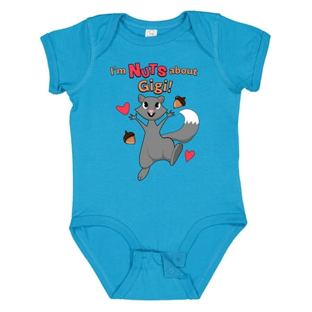 Inktastic I m Nuts About Gigi Gift Baby Boy or Baby Girl Bodysuit 
Inktastic I m Nuts About Gigi Gift Baby Boy or Baby Girl Bodysuit