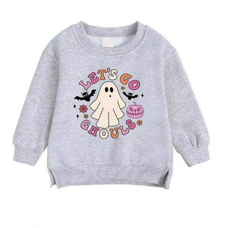 Generic Halloween Print Long Sleeve Drop Shoulder Sweatshirt Pullovers Girl Sweatshirts Crewneck Pullover Cotton Graphic Top Sweater Shirts(9-12 Months Multi-color)
Generic Halloween Print Long Sleeve Drop Shoulder Sweatshirt Pullovers Girl Sweatshirts Crewneck Pullover Cotton Graphic Top Sweater Shirts(9-12 Months Multi-color)