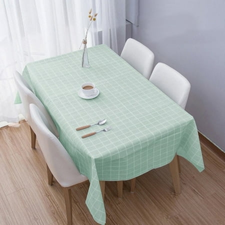 PVC Waterproof And Scald-proof Disposable Plastic Plaid Tablecloth