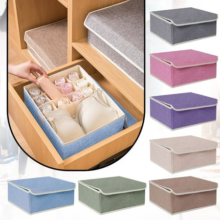 WNG 13 Lattice Finishing Box Underwear Underwear Storage Box Bra Socks Foldable Underwear Storage Box Foldable Storage Bag Washable
WNG 13 Lattice Finishing Box Underwear Underwear Storage Box Bra Socks Foldable Underwear Storage Box Foldable Storage Bag Washable