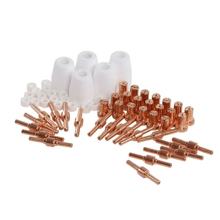 Torch Cup Swirl Consumables Set Corrosion Proof 65Pcs For PT31 For CUT 50
