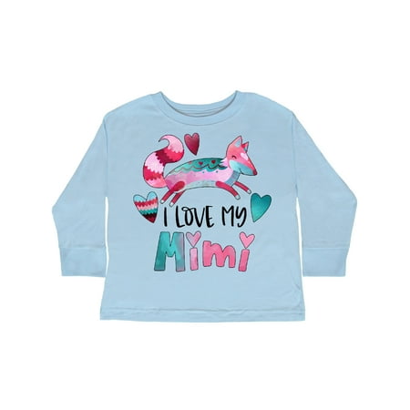 Inktastic I Love My Mimi Pink and Blue Fox with Hearts Gift Toddler Boy or Toddler Girl Long Sleeve T-Shirt
Inktastic I Love My Mimi Pink and Blue Fox with Hearts Gift Toddler Boy or Toddler Girl Long Sleeve T-Shirt