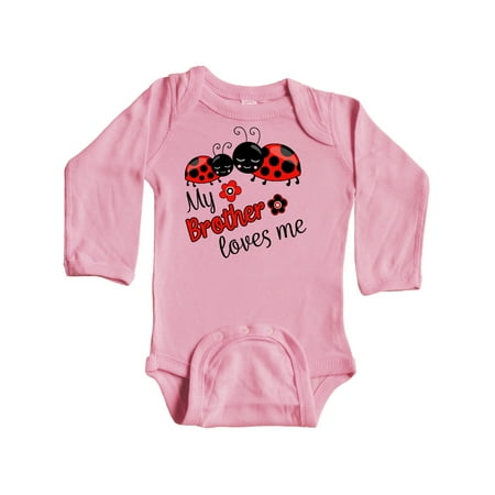 Inktastic My Brother Loves Me with Cute Ladybugs Gift Baby Boy or Baby Girl Long Sleeve Bodysuit
Inktastic My Brother Loves Me with Cute Ladybugs Gift Baby Boy or Baby Girl Long Sleeve Bodysuit