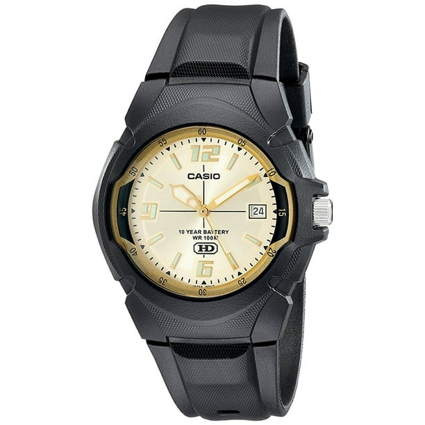Casio Men's 10-Year Battery Life 100m Black Resin Watch MW600F-9AV