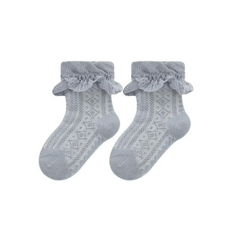 xkwyshop Baby Girl Lace Short Tube Socks Breathable Ruffles Cotton Ankle Socks for Toddler Blue Gray 0-1 Year
xkwyshop Baby Girl Lace Short Tube Socks Breathable Ruffles Cotton Ankle Socks for Toddler Blue Gray 0-1 Year