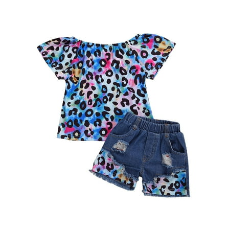 Qtinghua Baby Toddler Girls Floral Short Sleeve Tops T-Shirt Vest Denim Shorts Set Kids 1T 2T 3T 4T 5T 6T Clothes Summer Outfits
Qtinghua Baby Toddler Girls Floral Short Sleeve Tops T-Shirt Vest Denim Shorts Set Kids 1T 2T 3T 4T 5T 6T Clothes Summer Outfits