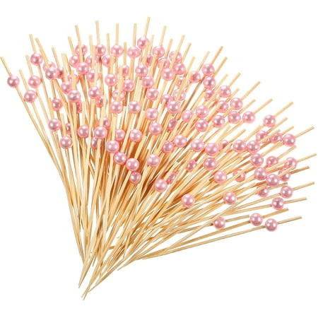 120 Counts Fancy Toothpicks for Appetizers Faux Pearl Charcuterie Cocktail Picks Wooden Decorative Toothpicks Handmade Sticks Long Appetizer Cocktail Sticks for Home Party Dessert Fruit (Rose Gold)
120 Counts Fancy Toothpicks for Appetizers Faux Pearl Charcuterie Cocktail Picks Wooden Decorative Toothpicks Handmade Sticks Long Appetizer Cocktail Sticks for Home Party Dessert Fruit (Rose Gold)