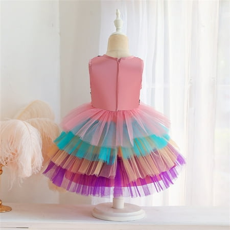kpoplk Little Girl Dresses Kids Toddler Baby Girls Spring Summer Print Ruffle Sleeveless Show Lace Dresses For Girls(Hot Pink)
kpoplk Little Girl Dresses Kids Toddler Baby Girls Spring Summer Print Ruffle Sleeveless Show Lace Dresses For Girls(Hot Pink)