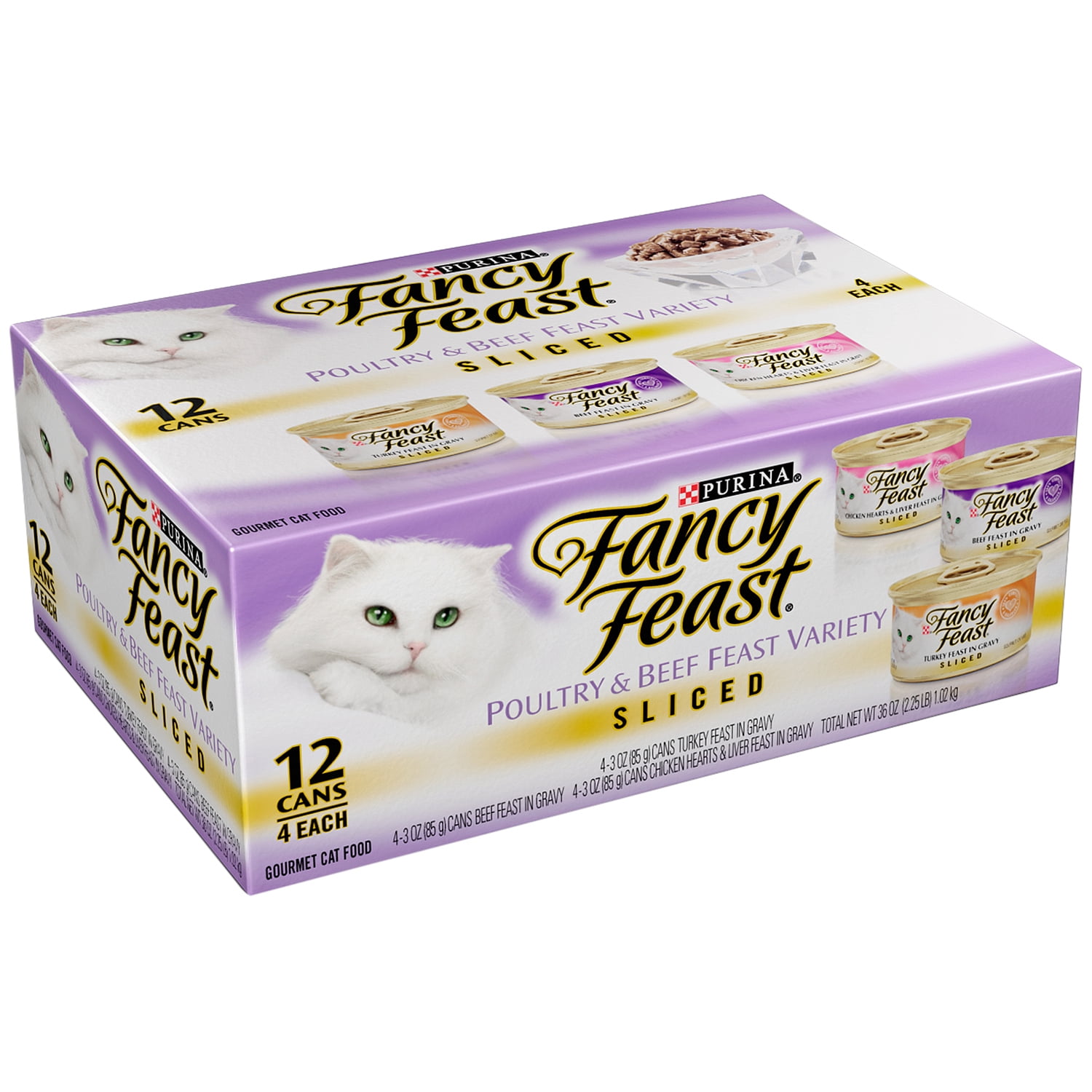 Fancy Feast Medleys Gourmet Cat Food Turkey & White Meat Chicken Recipe