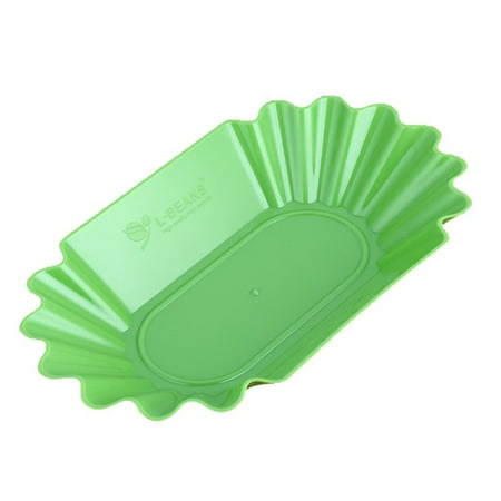 Small Serving Tray for Coffee Bean Dessert Candy Snack to Choose Green
