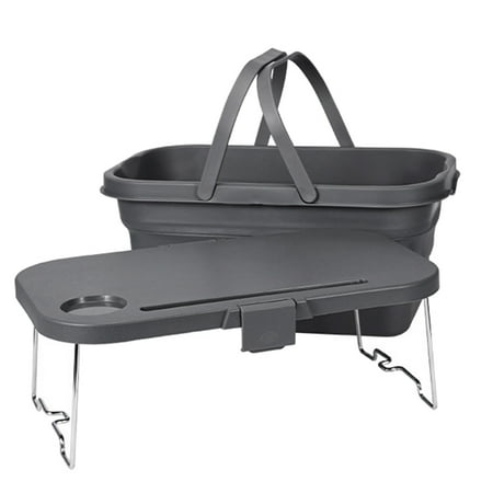 Folding Picnic Camping Basket Insulated Cooler Basket