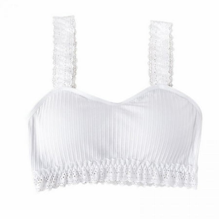 Miyanuby Women s Leisure Sports Sleep Lace Tassel Bra Comfort Seamless Stretchy Lace Trim Wirefree White Average
Miyanuby Women s Leisure Sports Sleep Lace Tassel Bra Comfort Seamless Stretchy Lace Trim Wirefree White Average