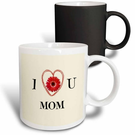 3dRose I love u mom. Flower heart beige. Saying. Magic Transforming Mug 11oz
3dRose I love u mom. Flower heart beige. Saying. Magic Transforming Mug 11oz