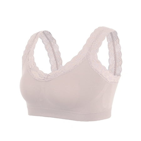 Bigersell Full-Figure Bra Women Lace Vest-Style Tube Tops Back Wrap and Chest Underwear Women Size Bralette Bra Style 3153 Beige
Bigersell Full-Figure Bra Women Lace Vest-Style Tube Tops Back Wrap and Chest Underwear Women Size Bralette Bra Style 3153 Beige