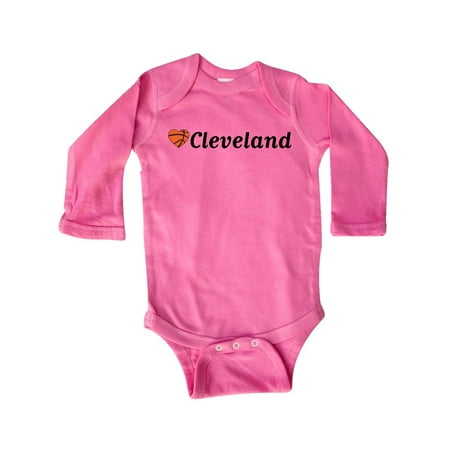 Inktastic Cleveland with a basketball heart Gift Baby Boy or Baby Girl Long Sleeve Bodysuit
Inktastic Cleveland with a basketball heart Gift Baby Boy or Baby Girl Long Sleeve Bodysuit