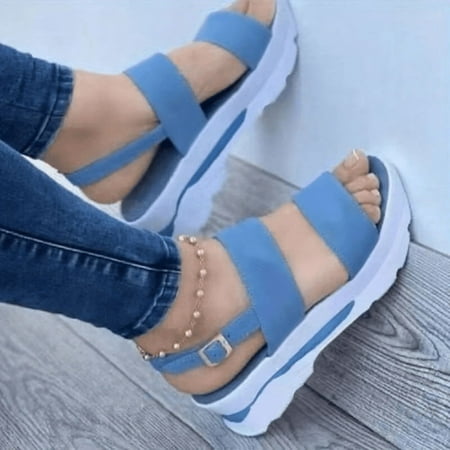 hotio 2024 Comfortable Women s Platform Wedge Sandals with Ankle Strap Perfect for Summer and Casual Wear Summer Slides Shoes
hotio 2024 Comfortable Women s Platform Wedge Sandals with Ankle Strap Perfect for Summer and Casual Wear Summer Slides Shoes