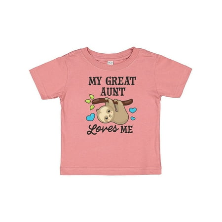 Inktastic My Great Aunt Loves Me with Sloth and Hearts Gift Baby Boy or Baby Girl T-Shirt
Inktastic My Great Aunt Loves Me with Sloth and Hearts Gift Baby Boy or Baby Girl T-Shirt