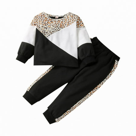 Dadaria Toddler Clothes 18Months-6Years Newborn Clothes Autumn Winter Boys Girls Leopard Print Pullover Tops Trousers 2PCS Set Suit White 18-24 Months Toddler
Dadaria Toddler Clothes 18Months-6Years Newborn Clothes Autumn Winter Boys Girls Leopard Print Pullover Tops Trousers 2PCS Set Suit White 18-24 Months Toddler