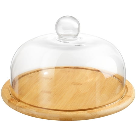 1 Set Cake Plate Server Dessert Platter Dome Cover Cake Pie Holder Wood Dessert Stand with Glass Dome
1 Set Cake Plate Server Dessert Platter Dome Cover Cake Pie Holder Wood Dessert Stand with Glass Dome