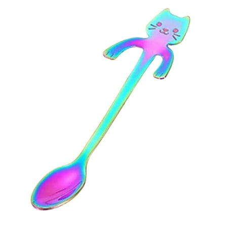 Younar Cat Spoon Coffee Teaspoon | Mini Cat Coffee Spoon with Colored Metal Plating | Cute Mini Cat Spoon Stainless Steel Kitchen Gadget Adorable Mini Cat Design Dessert Scoop Rainbow Tableware
Younar Cat Spoon Coffee Teaspoon | Mini Cat Coffee Spoon with Colored Metal Plating | Cute Mini Cat Spoon Stainless Steel Kitchen Gadget Adorable Mini Cat Design Dessert Scoop Rainbow Tableware