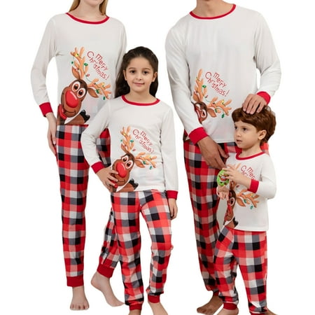 Christmas Pajamas Family Matching Sets Reindeer Jammies Sleepwear Elk Tops Plaid Striped Pants Holiday Loungewear
Christmas Pajamas Family Matching Sets Reindeer Jammies Sleepwear Elk Tops Plaid Striped Pants Holiday Loungewear