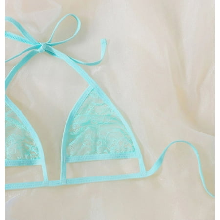 Cathalem Holiday Lingerie for Women plus Size Women Strappy Lace Sheer Teddy Lingerie See Through Two Negligee Lingerie Underwear Blue Small
Cathalem Holiday Lingerie for Women plus Size Women Strappy Lace Sheer Teddy Lingerie See Through Two Negligee Lingerie Underwear Blue Small