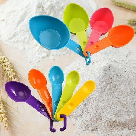 CuiYou 1 Set Measuring Spoons Easy to Clean Stackable Plastic Baking Cooking Weighing Scoops Cups for Kitchen
CuiYou 1 Set Measuring Spoons Easy to Clean Stackable Plastic Baking Cooking Weighing Scoops Cups for Kitchen