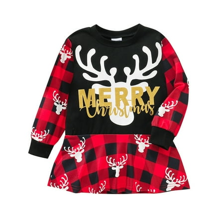 Girls Fashion Dresses Toddler Kids Child Baby Girls Cute Cartoon Animals Letter Long Sleeve Patchwork Plaid Princess Dress Christmas Outfits Clothes
Girls Fashion Dresses Toddler Kids Child Baby Girls Cute Cartoon Animals Letter Long Sleeve Patchwork Plaid Princess Dress Christmas Outfits Clothes
