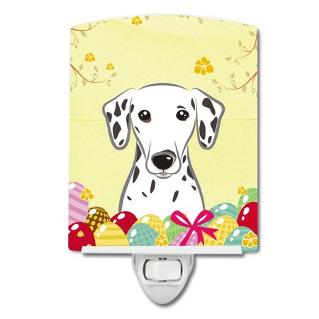 Dalmatian Easter Egg Hunt Ceramic Night Light