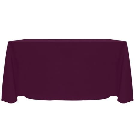 Ultimate Textile (10 Pack) Reversible Shantung Satin - Majestic 108 x 156-Inch Rectangular Tablecloth - for Weddings Home Parties and Special Event use Aubergine Eggplant
Ultimate Textile (10 Pack) Reversible Shantung Satin - Majestic 108 x 156-Inch Rectangular Tablecloth - for Weddings Home Parties and Special Event use Aubergine Eggplant