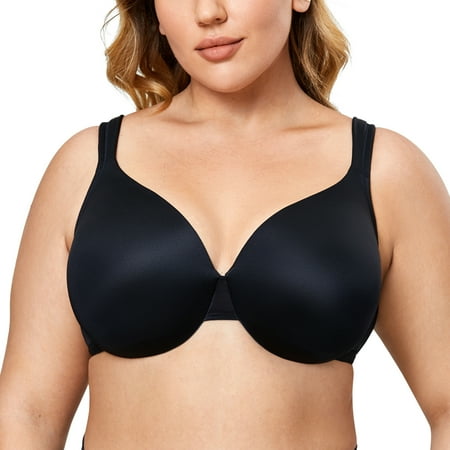 AISILIN Women s T Shirt Bra Lightly Padded Underwire Full Coverage Plus Size Bras