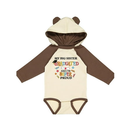 Inktastic My Big Sister Graduated and I m Super Proud Gift Baby Boy or Baby Girl Long Sleeve Bodysuit
Inktastic My Big Sister Graduated and I m Super Proud Gift Baby Boy or Baby Girl Long Sleeve Bodysuit