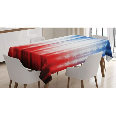 American Flag Tablecloth Abstract Background with Stars in Digital Neon Colors Design Image Artwork Dining Room Kitchen Rectangular Table Cover 52 X 70 Blue Red
American Flag Tablecloth Abstract Background with Stars in Digital Neon Colors Design Image Artwork Dining Room Kitchen Rectangular Table Cover 52 X 70 Blue Red