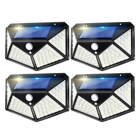 HUKOER 100 LEDs Solar Wall Light OutdoorSensor Motion Light 3 Modes Outdoor Solar Wireless Lamp IP65 Waterproof Wall Lights 4 Pcs Y62
HUKOER 100 LEDs Solar Wall Light OutdoorSensor Motion Light 3 Modes Outdoor Solar Wireless Lamp IP65 Waterproof Wall Lights 4 Pcs Y62