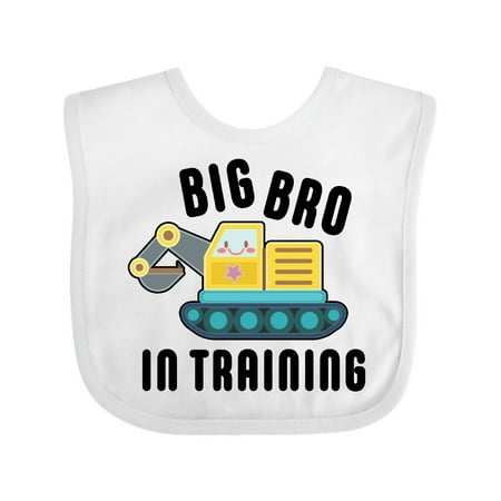 Inktastic Big Bro in Training with Bulldozer Gift Baby Boy Bib 
Inktastic Big Bro in Training with Bulldozer Gift Baby Boy Bib