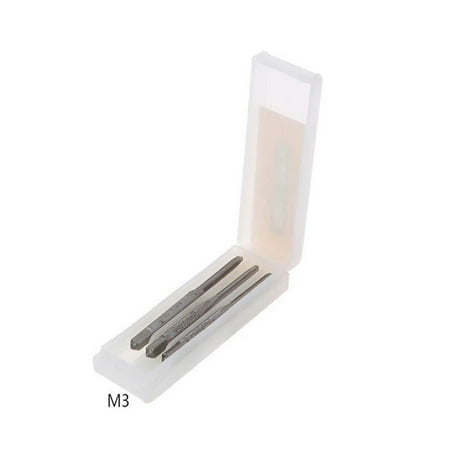 3Pc Hss Machine Hand Screw Thread Metric Plug Tap Screw Taps M3 M4 M5 M6