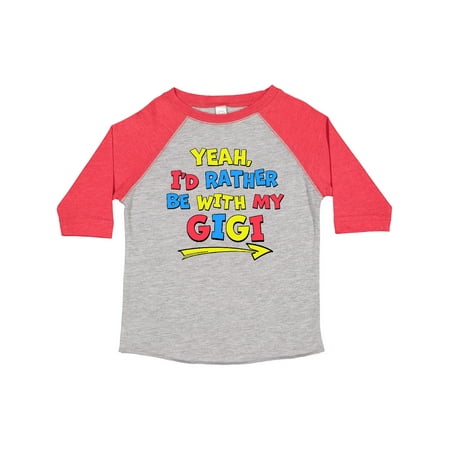 Inktastic Yeah I d Rather Be with My Gigi in Red Yellow and Blue Gift Toddler Boy or Toddler Girl T-Shirt
Inktastic Yeah I d Rather Be with My Gigi in Red Yellow and Blue Gift Toddler Boy or Toddler Girl T-Shirt