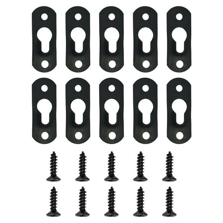 Metal Keyhole Hanging Picture Heavy Duty Black Hanging Plates Frames Fastener
Metal Keyhole Hanging Picture Heavy Duty Black Hanging Plates Frames Fastener
