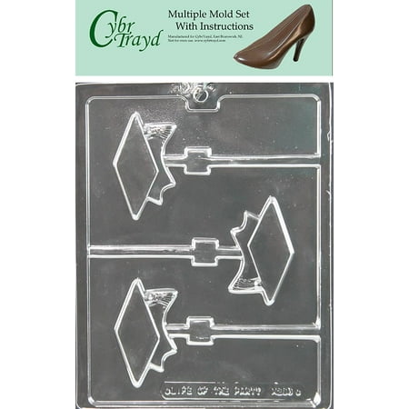 Graduation Cap Lolly Chocolate Candy Mold with Exclusive Cybrtrayd Copyrighted Molding Instructions Pack of 6
Graduation Cap Lolly Chocolate Candy Mold with Exclusive Cybrtrayd Copyrighted Molding Instructions Pack of 6