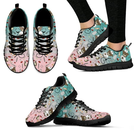 Blue Gradient Cartoon Bear Nurse Medical Shoes Comfortable Summer Cartoon Medical Black Flat Shoes Zapatillas
Blue Gradient Cartoon Bear Nurse Medical Shoes Comfortable Summer Cartoon Medical Black Flat Shoes Zapatillas