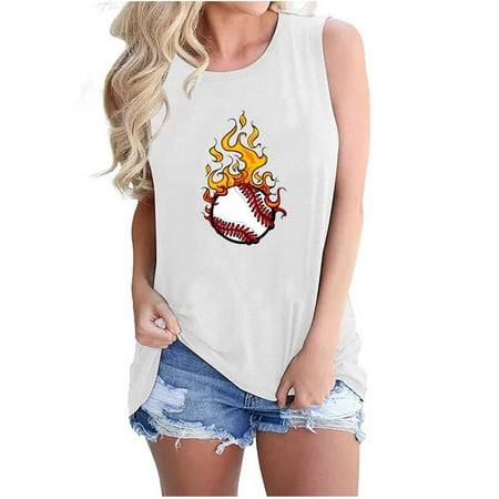 Tawop Women S Fashion Printed Round Neck Comfortable Loose T-Shirt Sleeveless Blouse Casual Tops Girls Bra Mother S Day
Tawop Women S Fashion Printed Round Neck Comfortable Loose T-Shirt Sleeveless Blouse Casual Tops Girls Bra Mother S Day