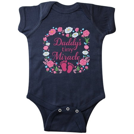 Inktastic Daddy s Tiny Miracle with Pink Flowers and Baby Footprints Gift Baby Boy or Baby Girl Bodysuit
Inktastic Daddy s Tiny Miracle with Pink Flowers and Baby Footprints Gift Baby Boy or Baby Girl Bodysuit
