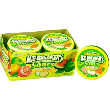Ice Breakers Sours Sugar Free Candy 8 pack (1.5 oz per pack)