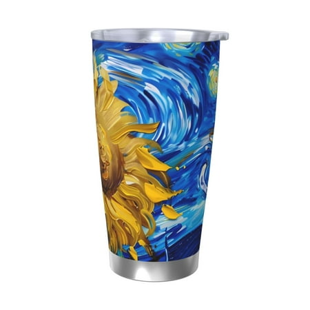 Salouo Whimsical Sunflowers Night Sky Print 20oz Tumbler with Lid Stainless Steel Vacuum Insulated Tumbler Durable Insulated Coffee Mug Thermal Cup with Splash Proof Sliding Lid-Without Straw
Salouo Whimsical Sunflowers Night Sky Print 20oz Tumbler with Lid Stainless Steel Vacuum Insulated Tumbler Durable Insulated Coffee Mug Thermal Cup with Splash Proof Sliding Lid-Without Straw