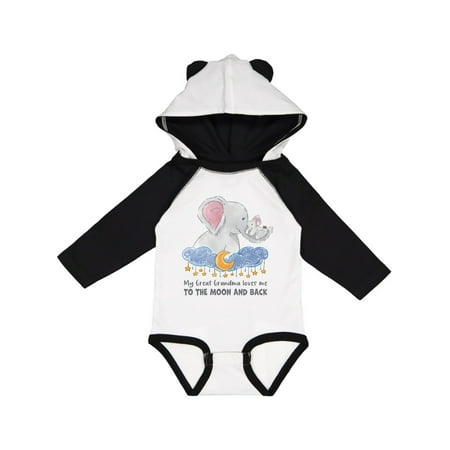 Inktastic My Great Grandma Loves Me to the Moon and Back Elephant Gift Baby Boy or Baby Girl Long Sleeve Bodysuit
Inktastic My Great Grandma Loves Me to the Moon and Back Elephant Gift Baby Boy or Baby Girl Long Sleeve Bodysuit