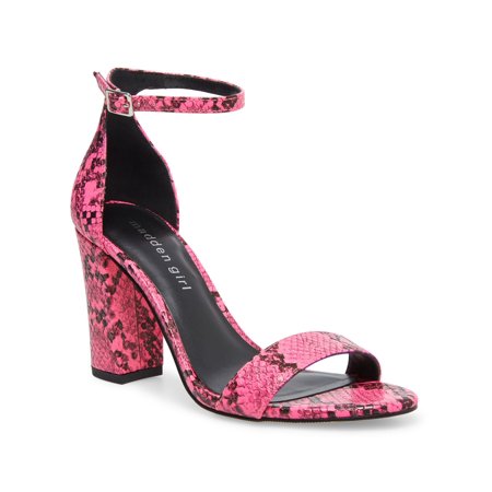 MADDEN GIRL Womens Pink Snake Ankle Strap Padded Bella Round Toe Block Heel Buckle Dress Sandals 10 M
MADDEN GIRL Womens Pink Snake Ankle Strap Padded Bella Round Toe Block Heel Buckle Dress Sandals 10 M