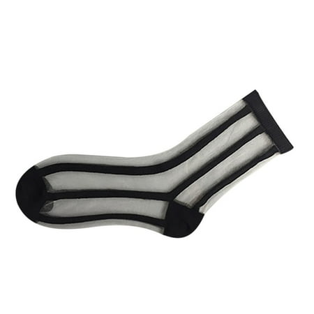UDAXB Socks Women Fashion Mesh Glass Silk Socks Ultrathin Transparent Crystal Summer Socks
UDAXB Socks Women Fashion Mesh Glass Silk Socks Ultrathin Transparent Crystal Summer Socks