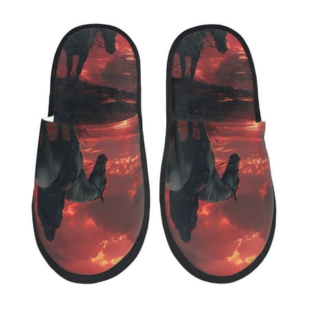 Yiaed Lone Rider Under Red Sky Print Unisex House Slippers Slip on Warm Shoes Indoor Outdoor with Anti-slip sole-Medium
Yiaed Lone Rider Under Red Sky Print Unisex House Slippers Slip on Warm Shoes Indoor Outdoor with Anti-slip sole-Medium